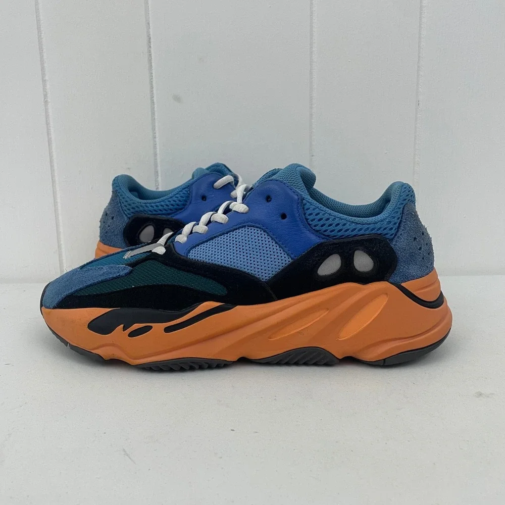 Adidas Yeezy Boost 700 Bright Blue GZ0541 Blue/Orange Men's Size 7.5 NO BOX